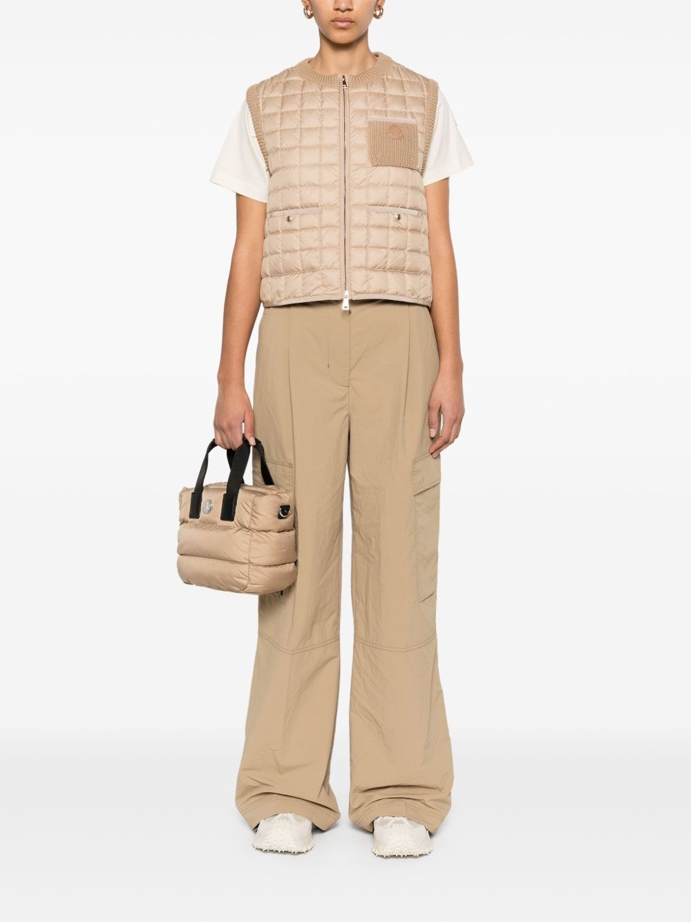tricot-panel gilet - 2