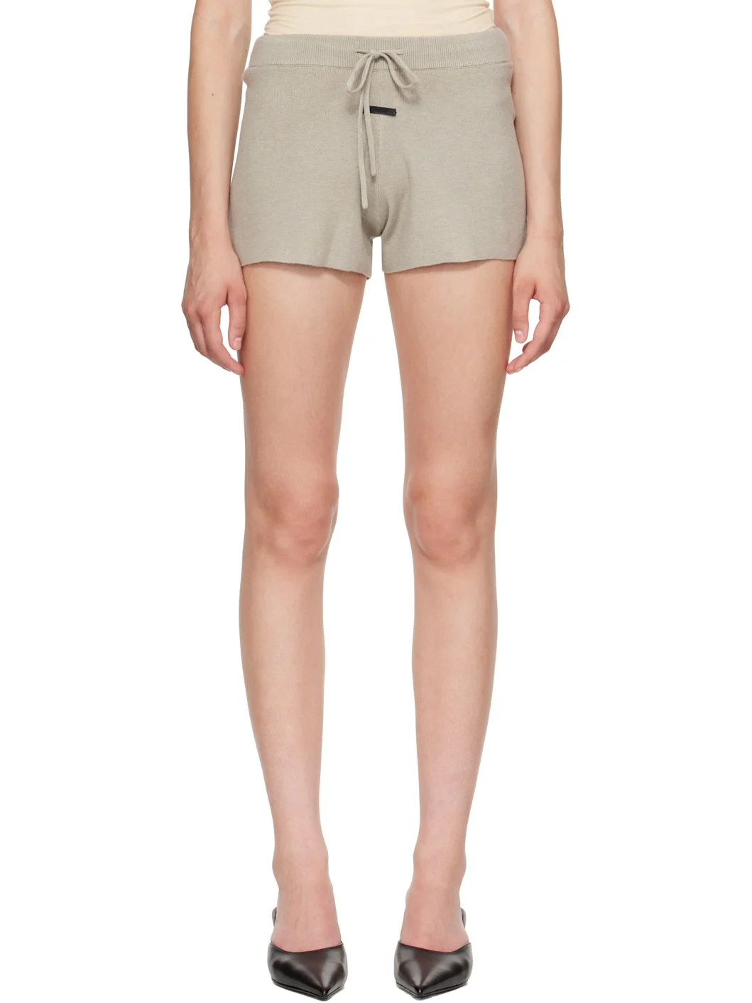 Gray Running Shorts - 1