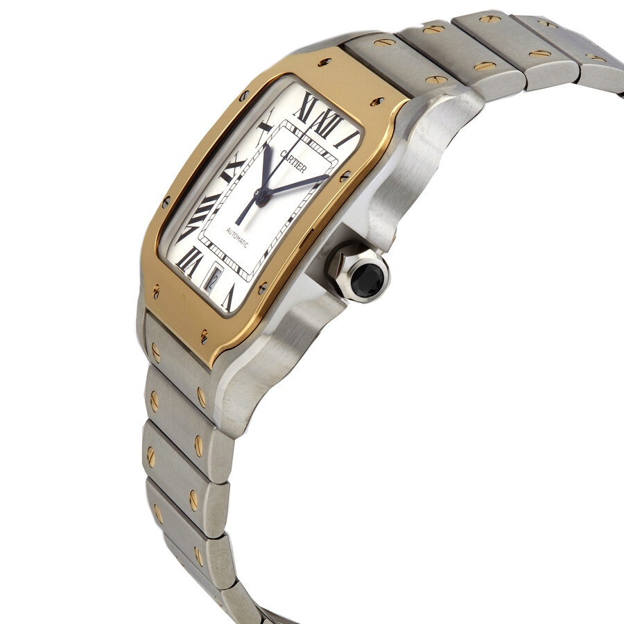 Cartier Santos Automatic Silver Dial Large Men's Watch W2SA0009 - 2