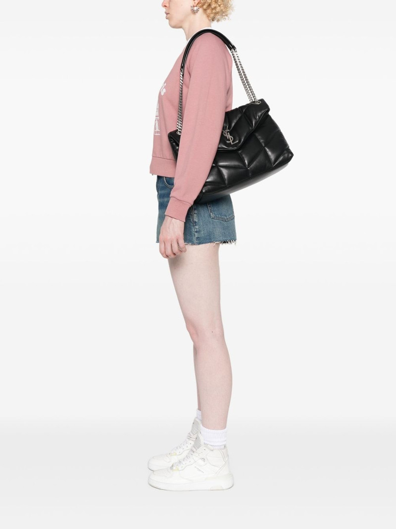 SAINT LAURENT medium Loulou leather shoulder bag outlook