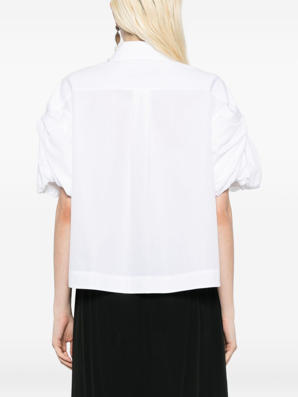 puff-sleeve shirt - 4