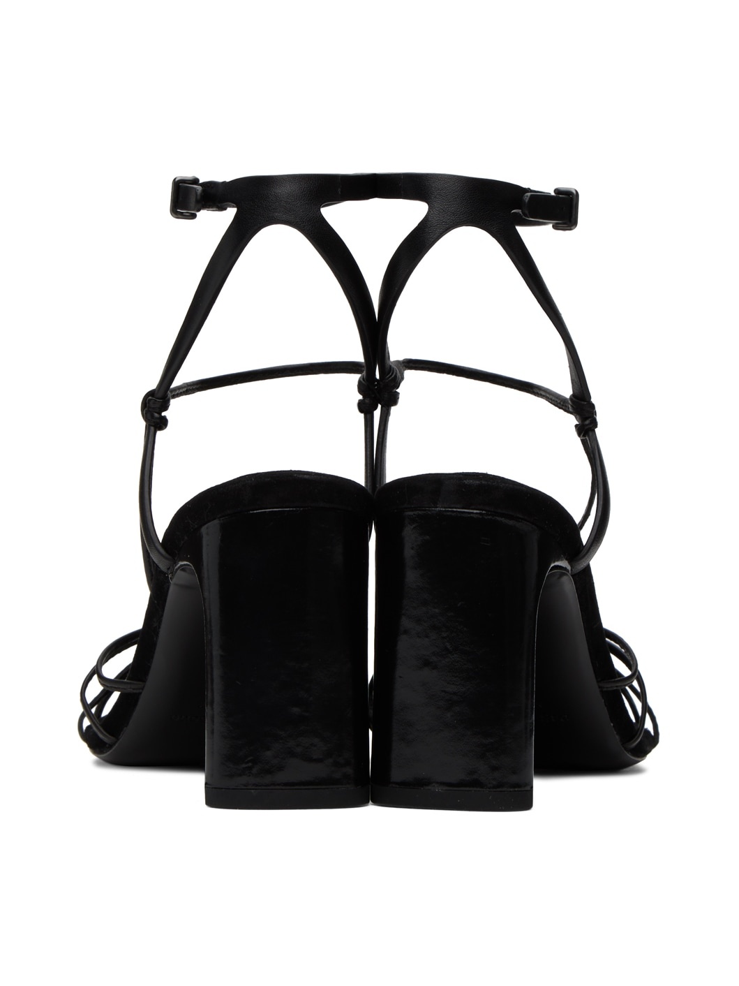 Black Vossen Heeled Sandals - 2