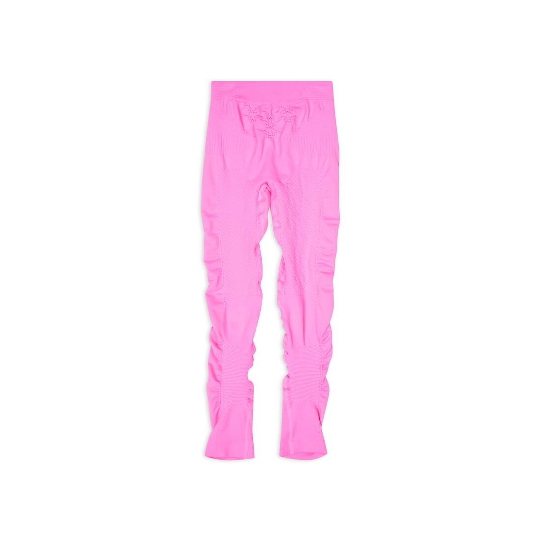 Women's Athletic Leggings in Neon Pink - 6