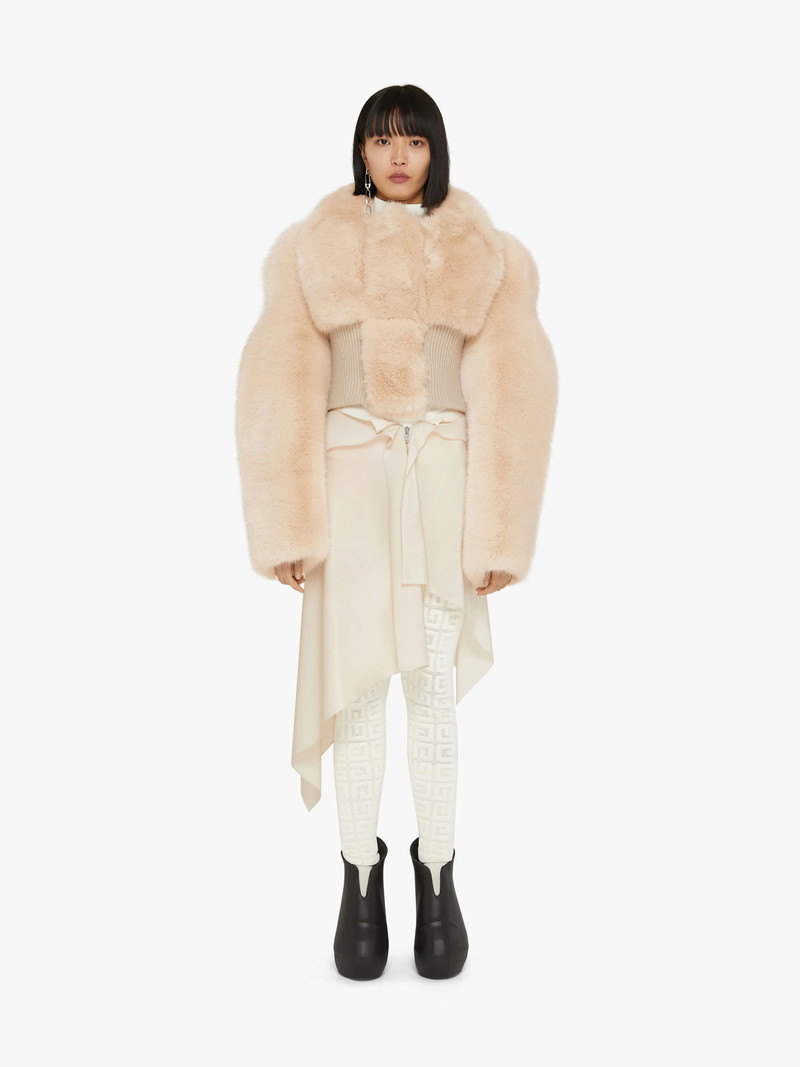 Givenchy SHORT VEST IN FAUX FUR outlook