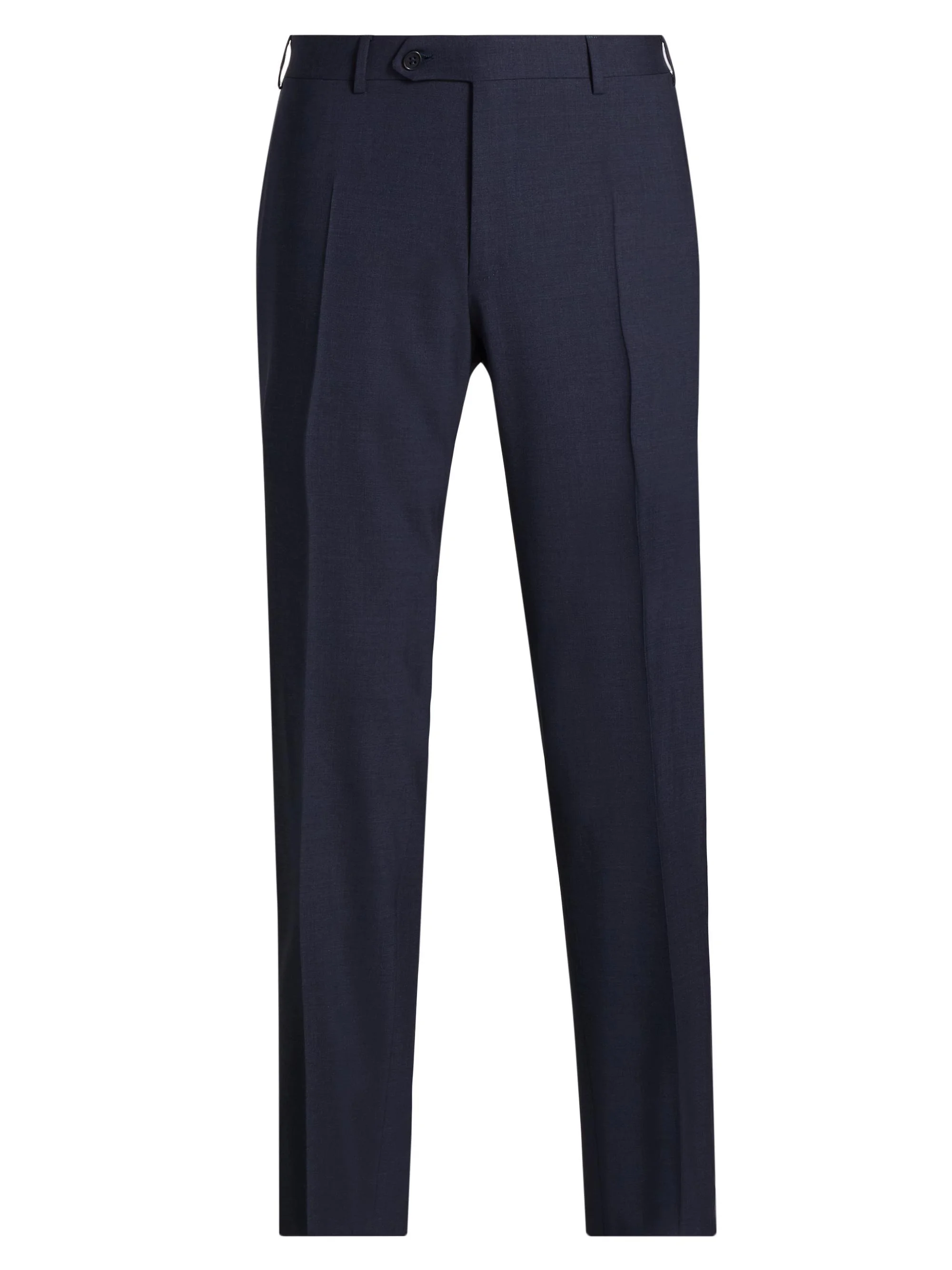 Men's Stretch Wool Trousers - Blue - 1