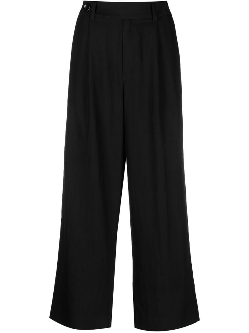 Drapey Suiting Wide Leg Pant - 1