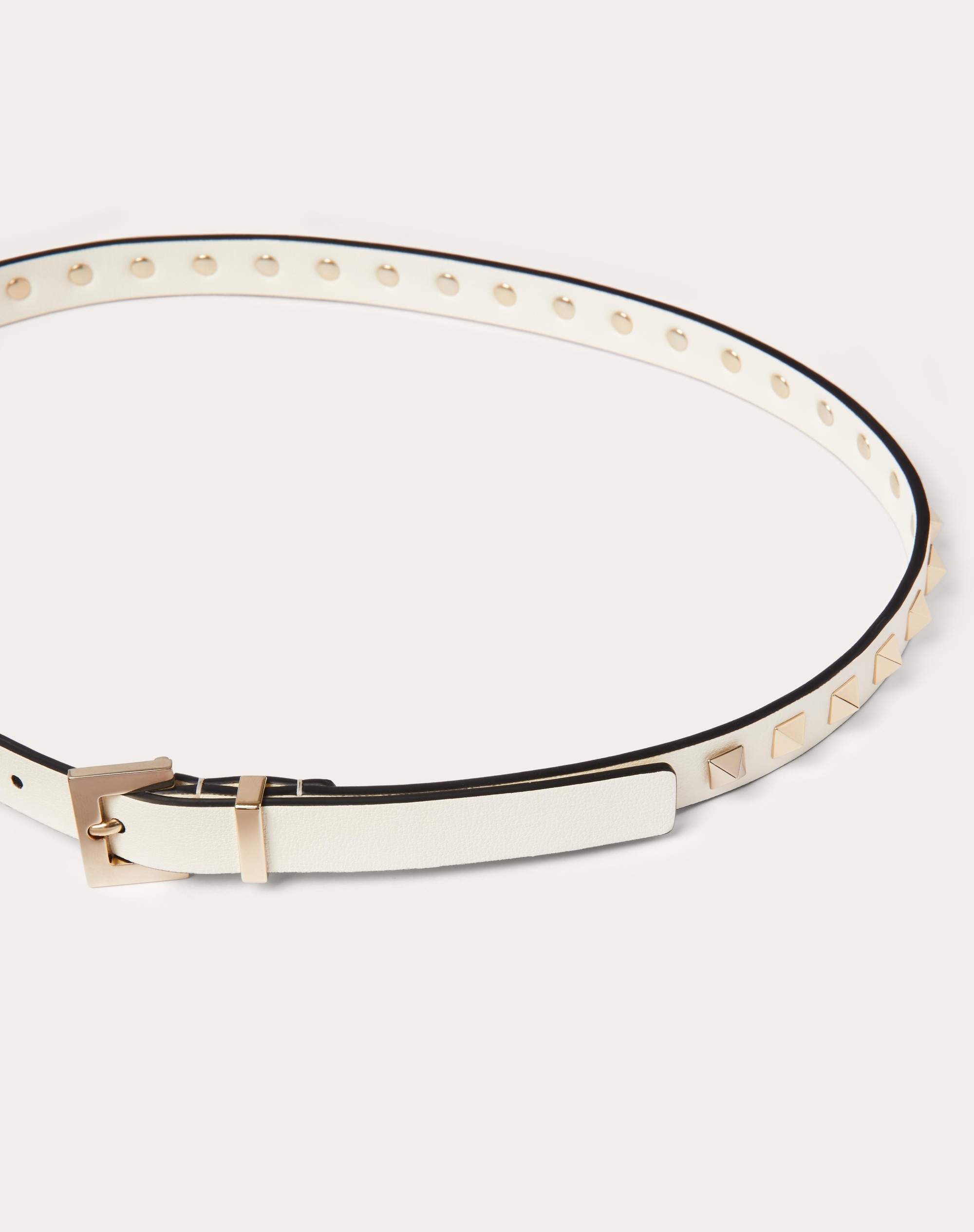 ROCKSTUD BELT IN SHINY CALFSKIN 15 MM - 4