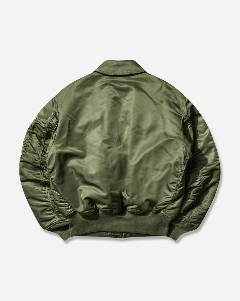 ALPHA INDUSTRIES Men's CWU-45 Heritage Bomber Jacket Sage Green outlook