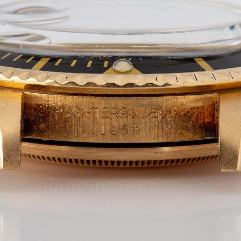 Vintage Rolex Submariner Ref 1680 Yellow Gold - 5