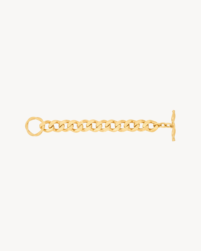 SAINT LAURENT CHAIN BRACELET IN METAL outlook