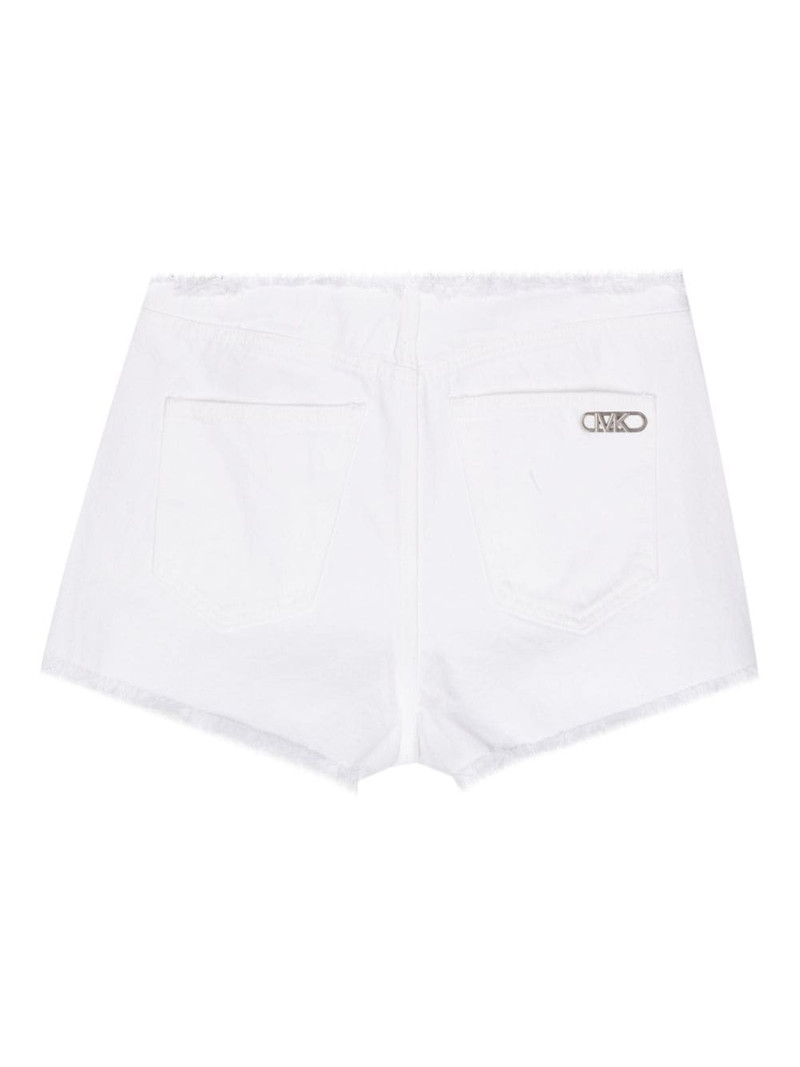 MICHAEL KORS frayed denim shorts outlook