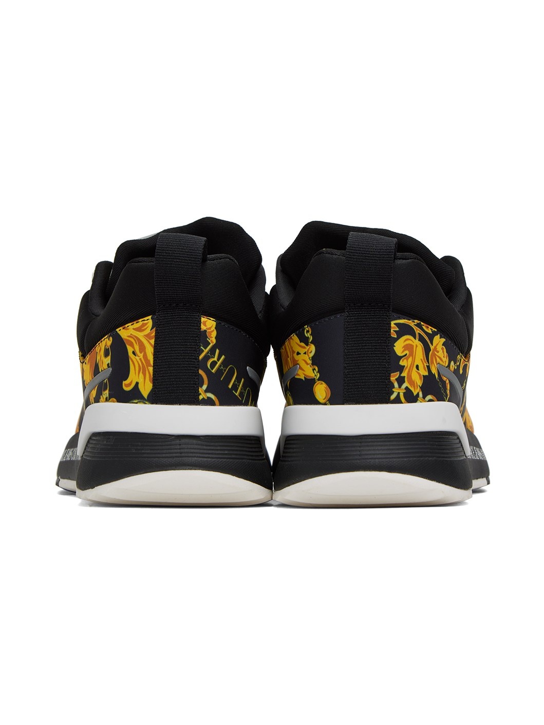 Black & Gold Dynamic Sneakers - 2