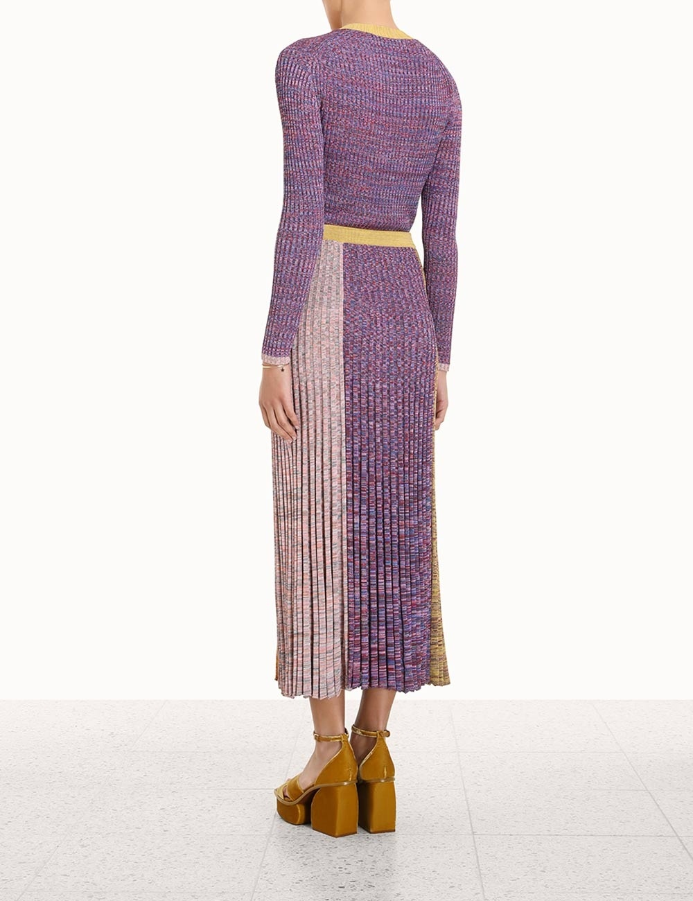 KALEIDOSCOPE MOULINE CARDIGAN - 4