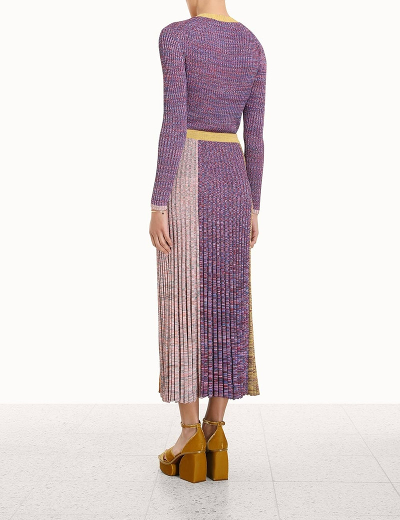 KALEIDOSCOPE MOULINE CARDIGAN 4