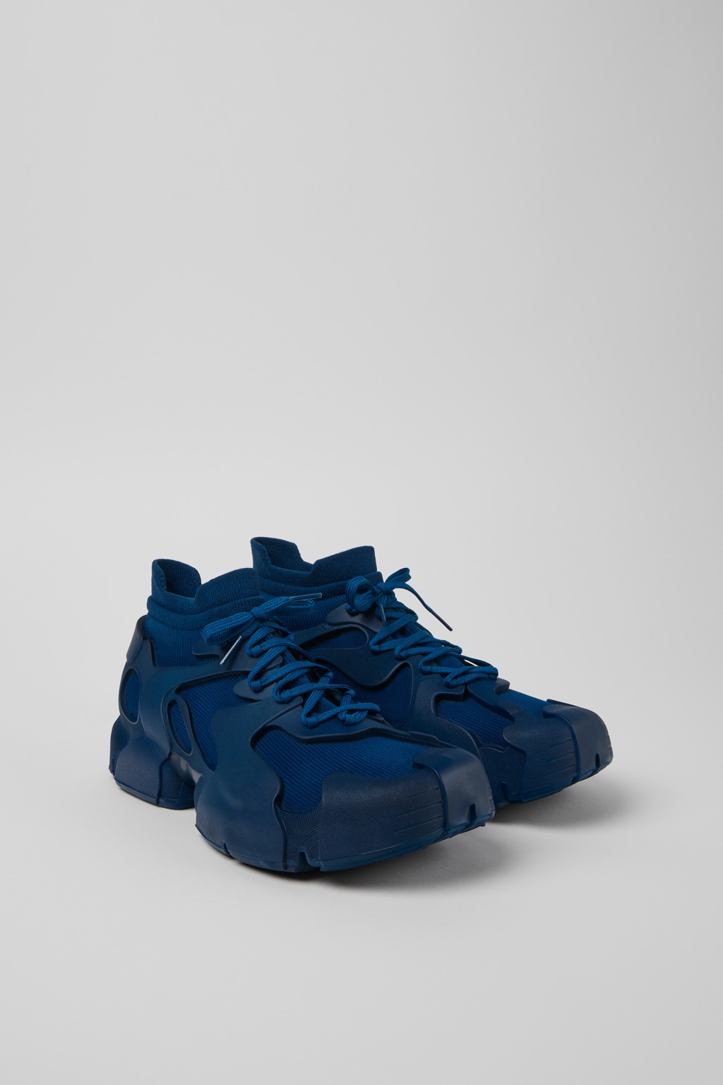 Blue Caged Sneakers - 2