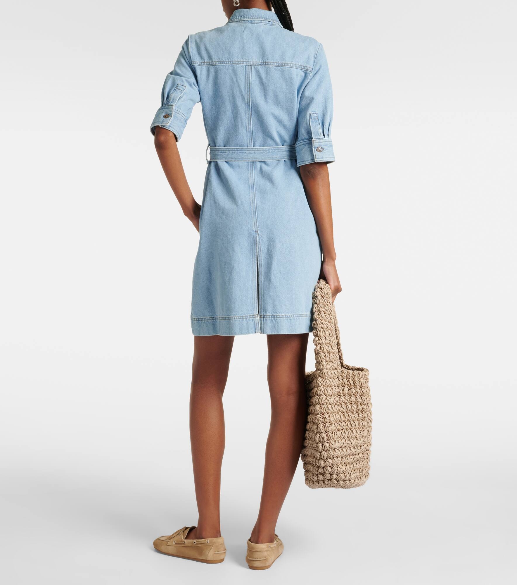 Denim shirt dress - 3