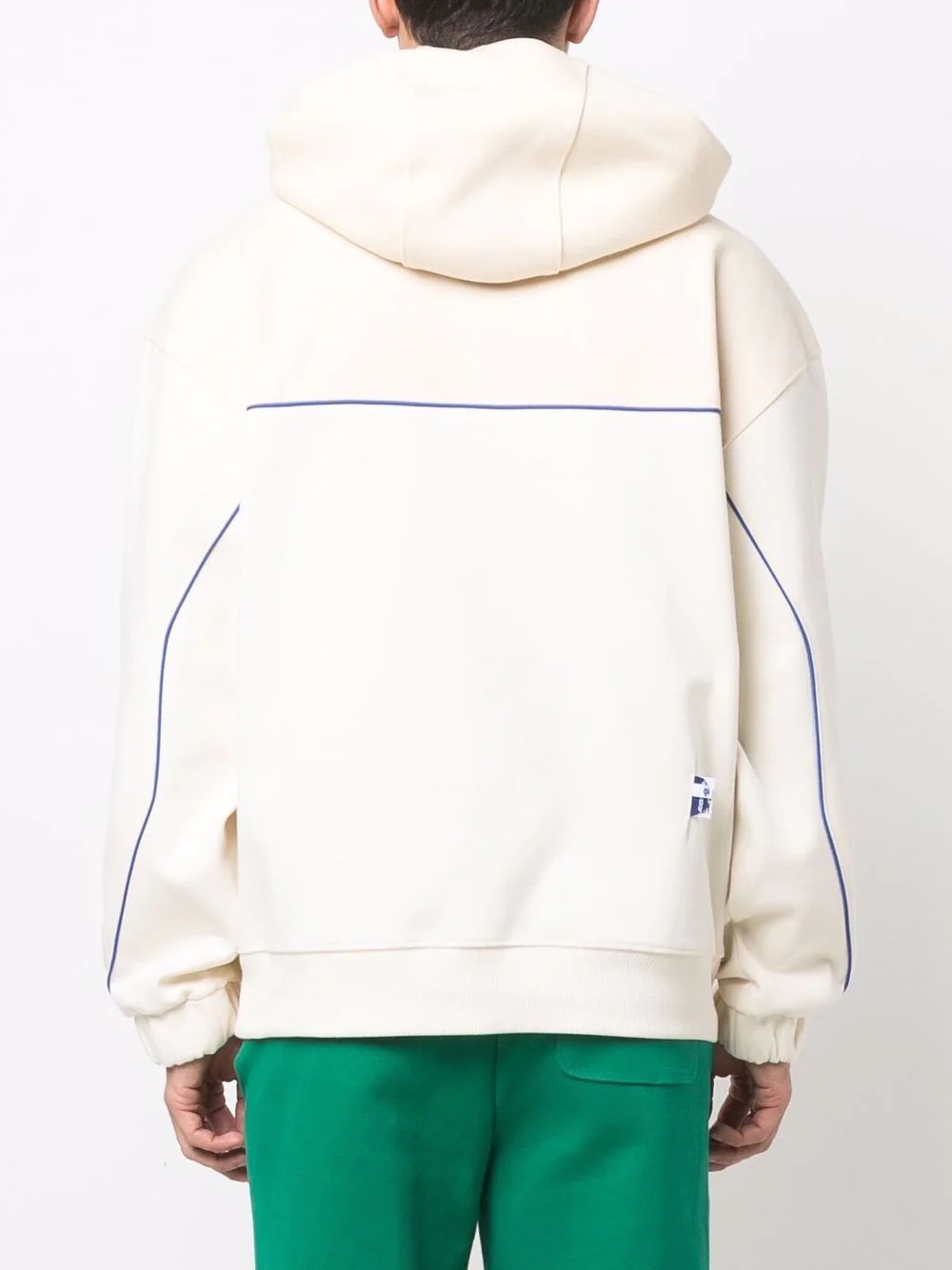 embroidered logo hoodie - 4