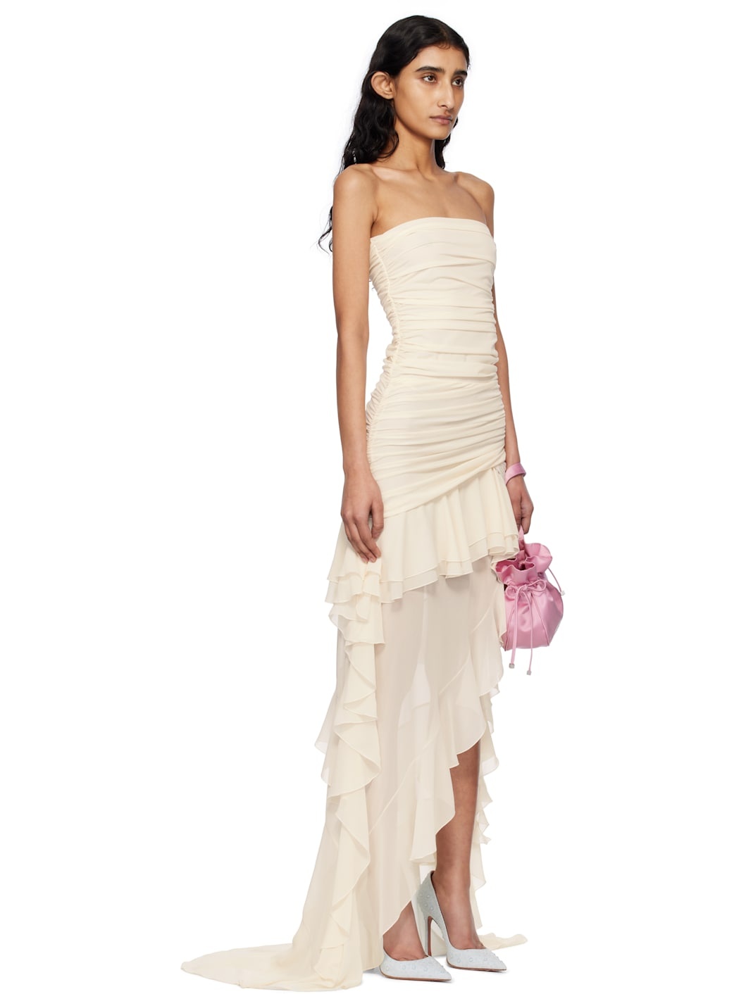 Off-White Jersey Bustier Maxi Dress - 2