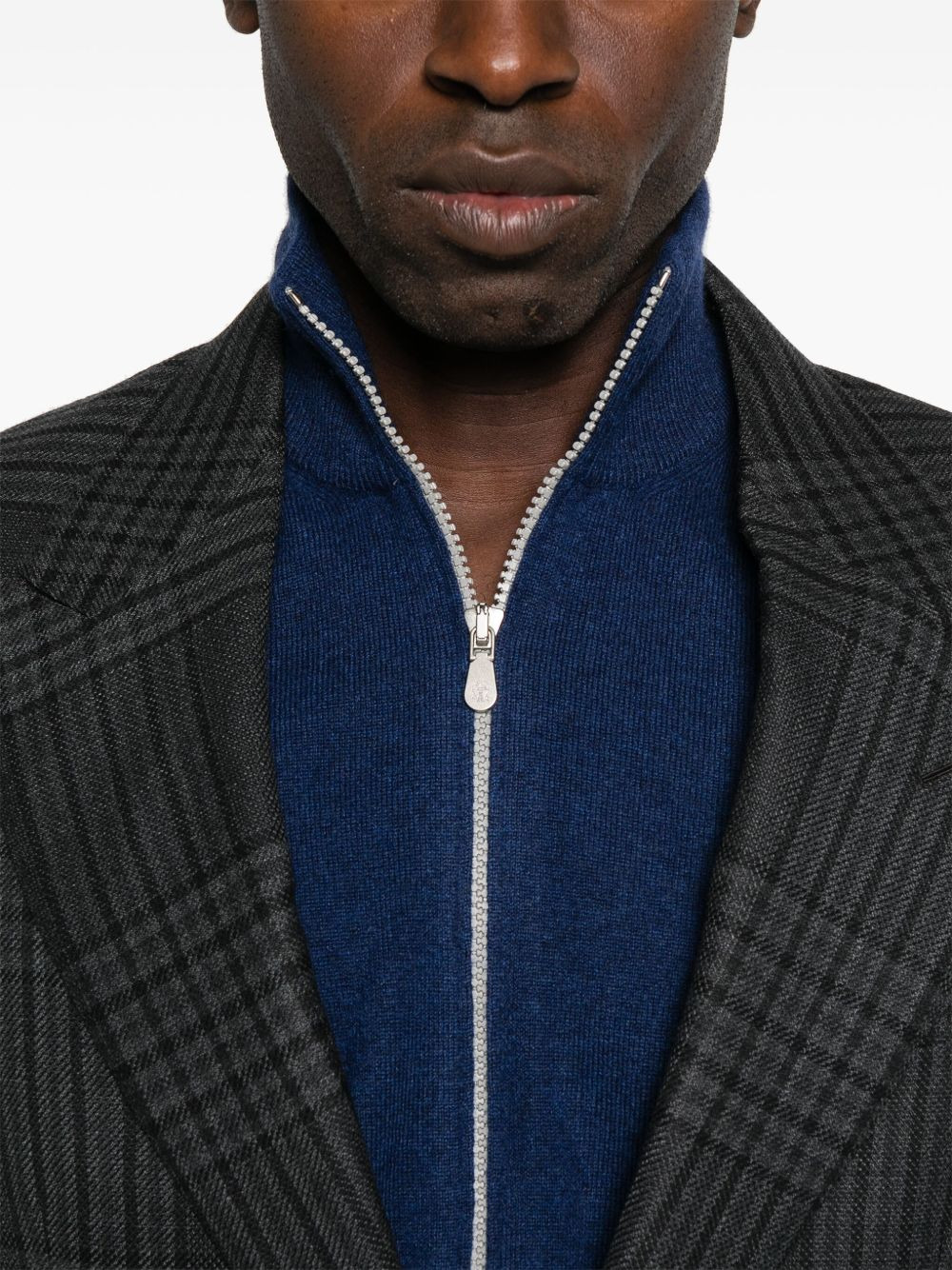 Brunello Cucinelli Men Cashmere Zipped Cardigan - 2