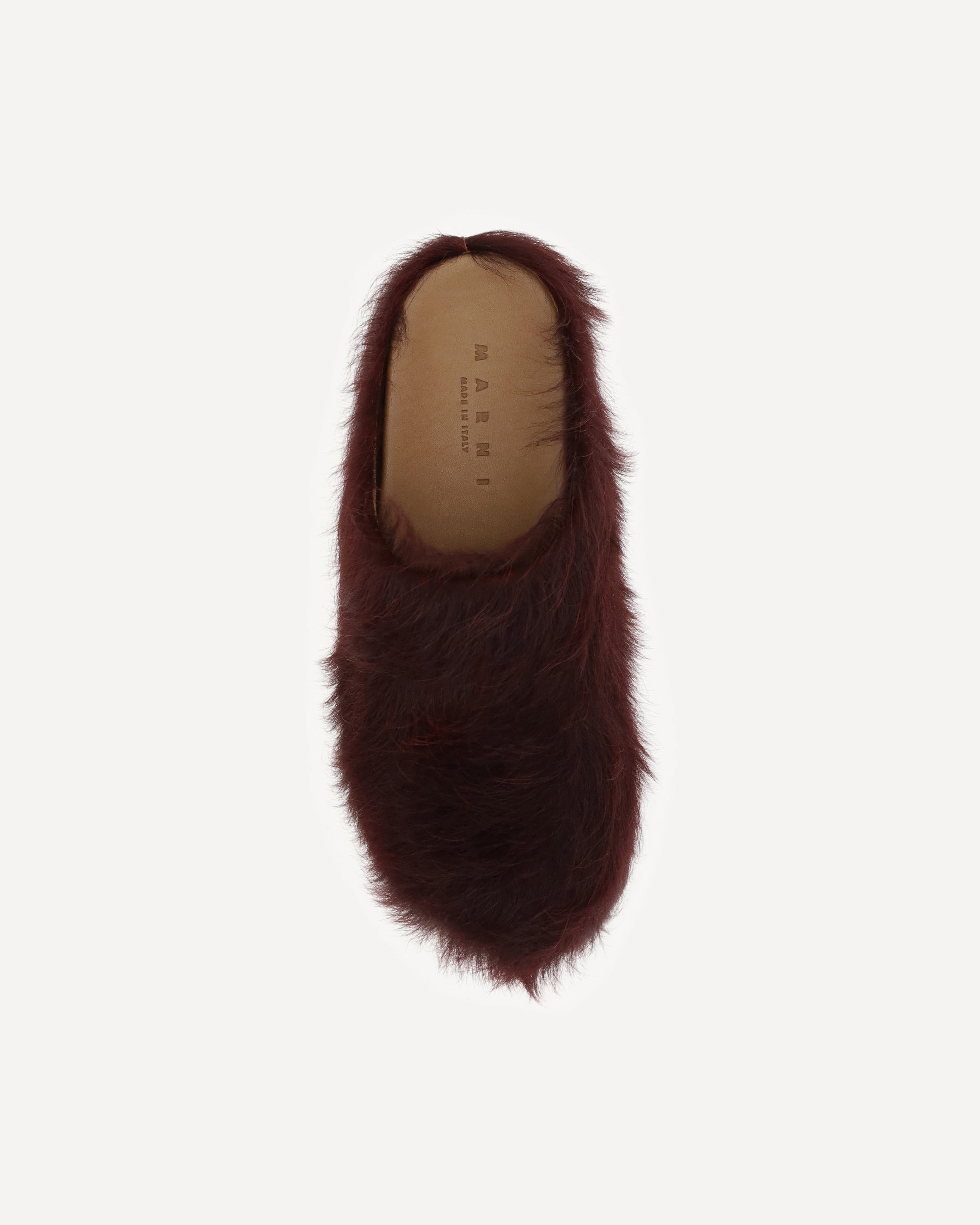 Long-haired calfskin Fussbett Mules - 4