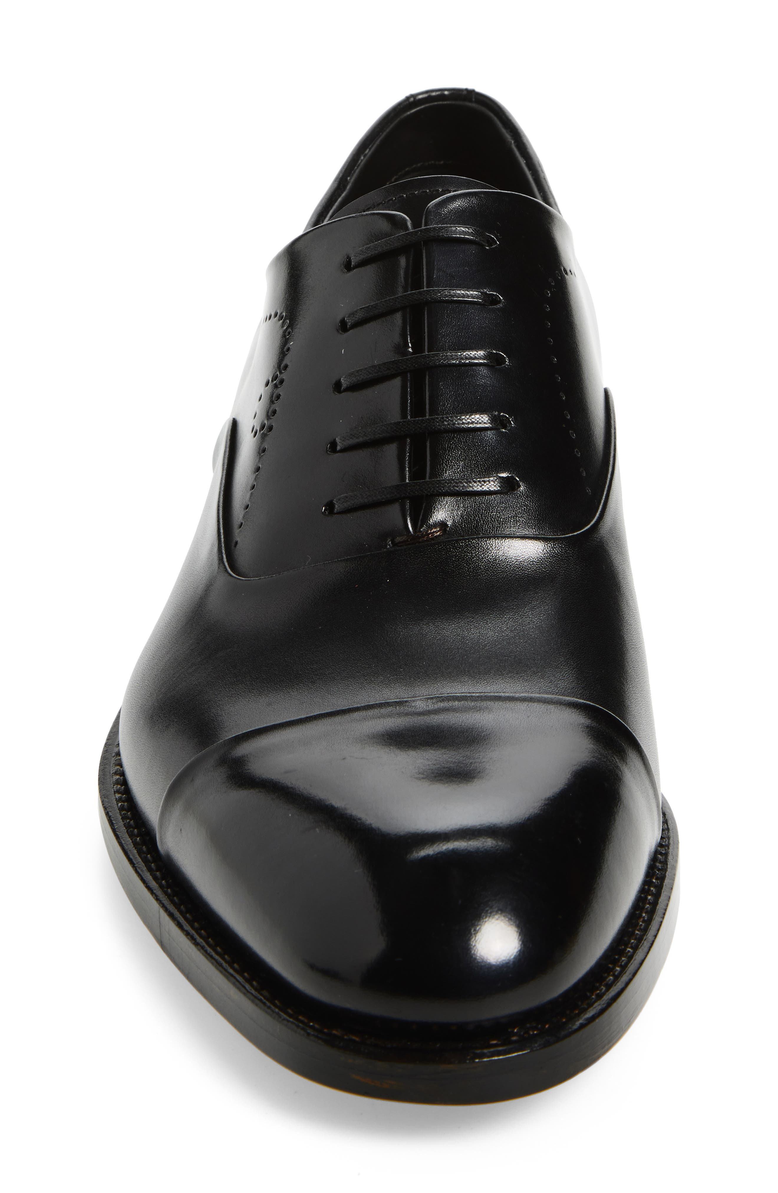 FERRAGAMO Albert Cap Toe Oxford in Nero at Nordstrom - 4