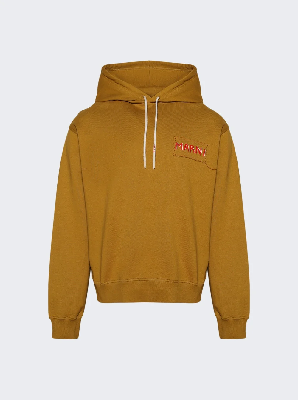 Patched Logo Sweatshirt Light Curry - 1