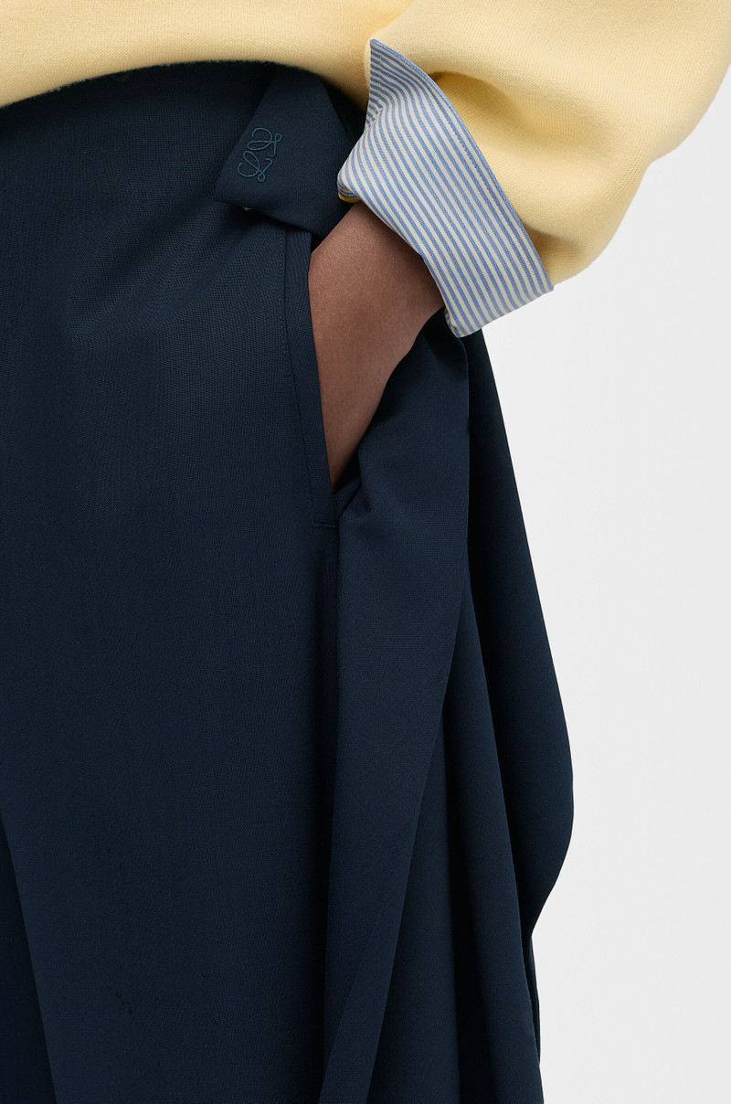 Trousers in wool and cotton 5