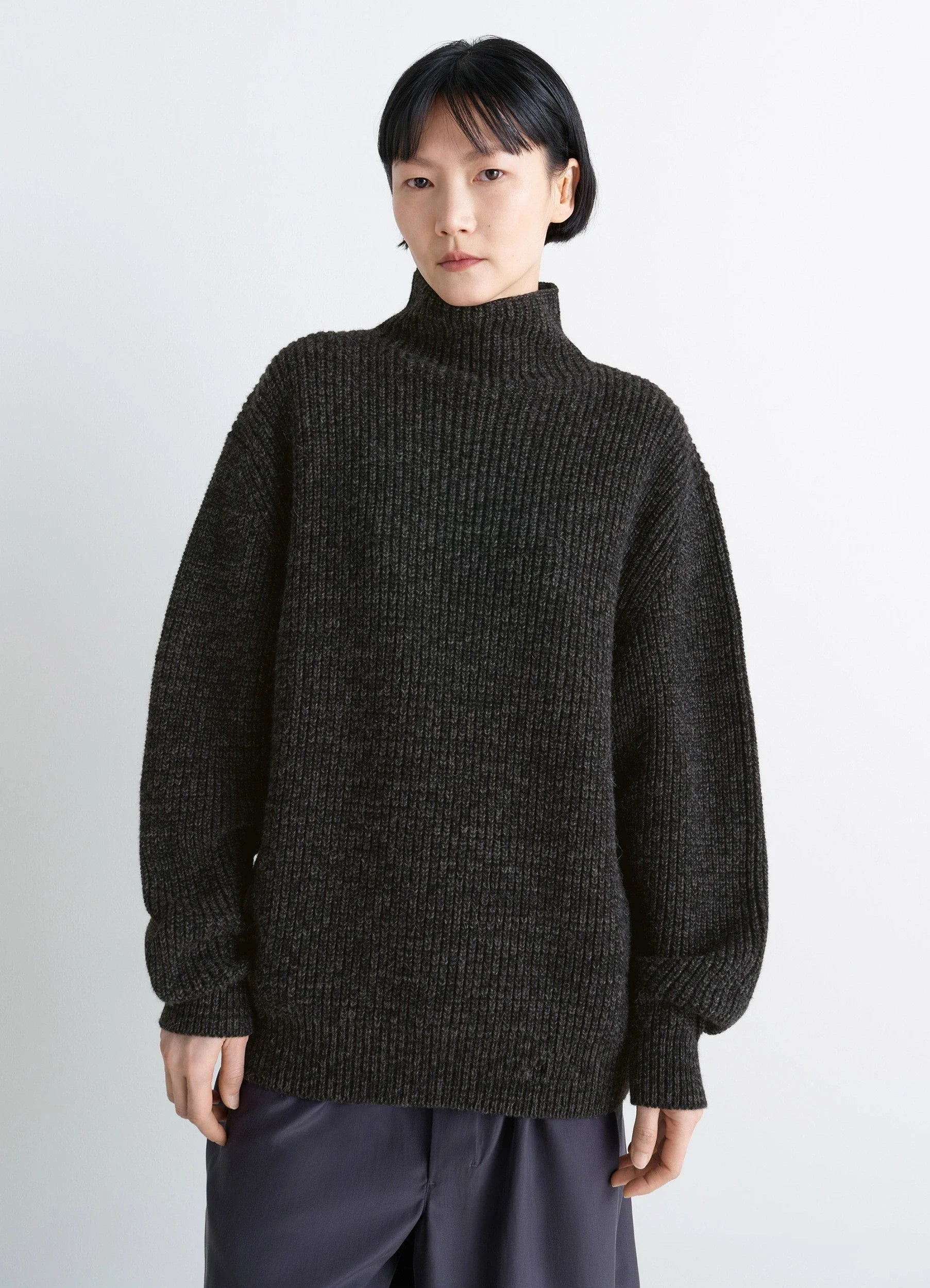 HIGH NECK SWEATER - 3