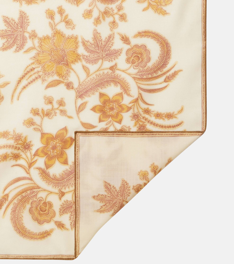 Cashmere and silk scarf 5