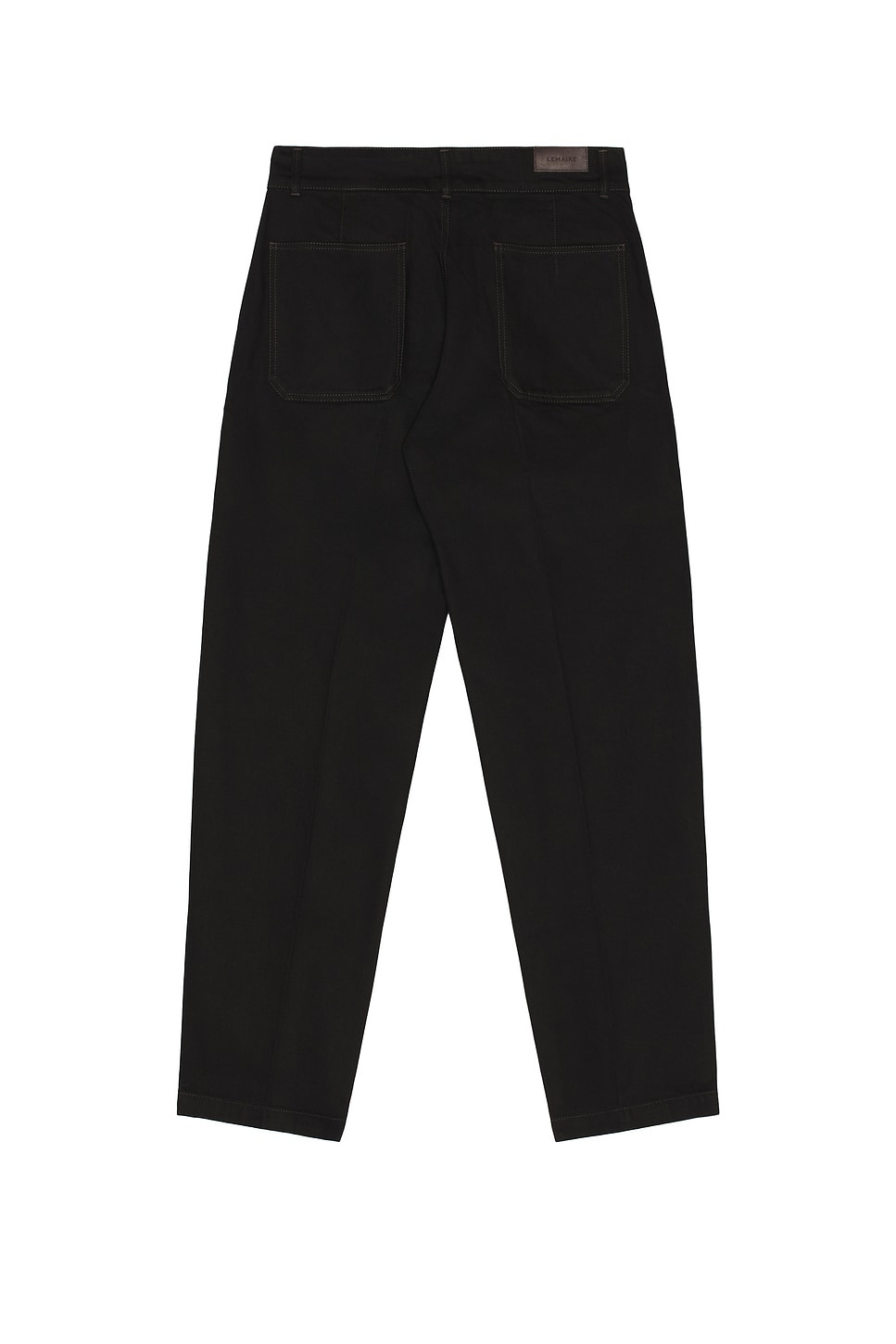 Heavy Black Denim Maxi Barrel Workwear Pants - 2