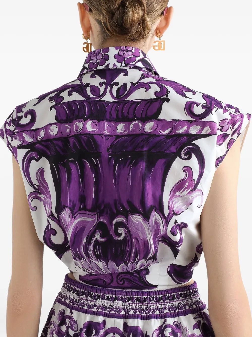 Graphic Print Cotton Shirt - 5