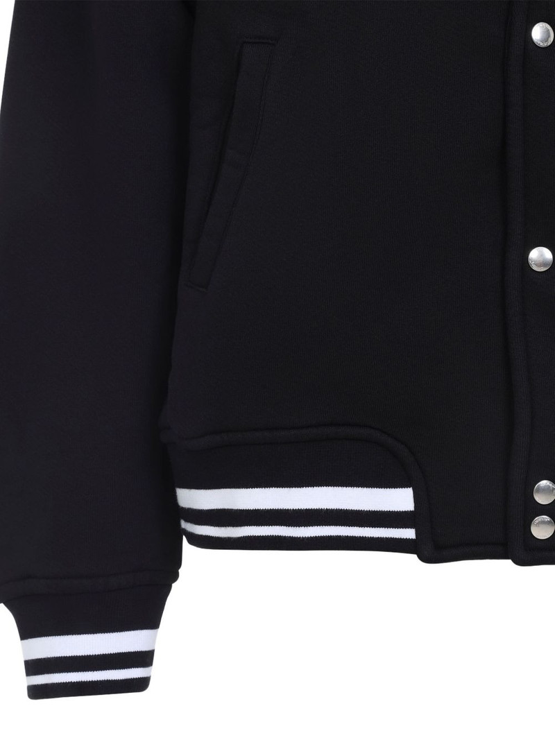 logo-embroidered hooded jacket 3