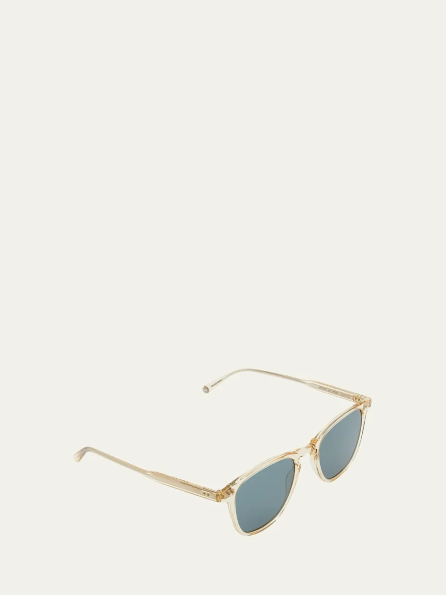 Brooks Square Acetate & Metal Sunglasses - 1