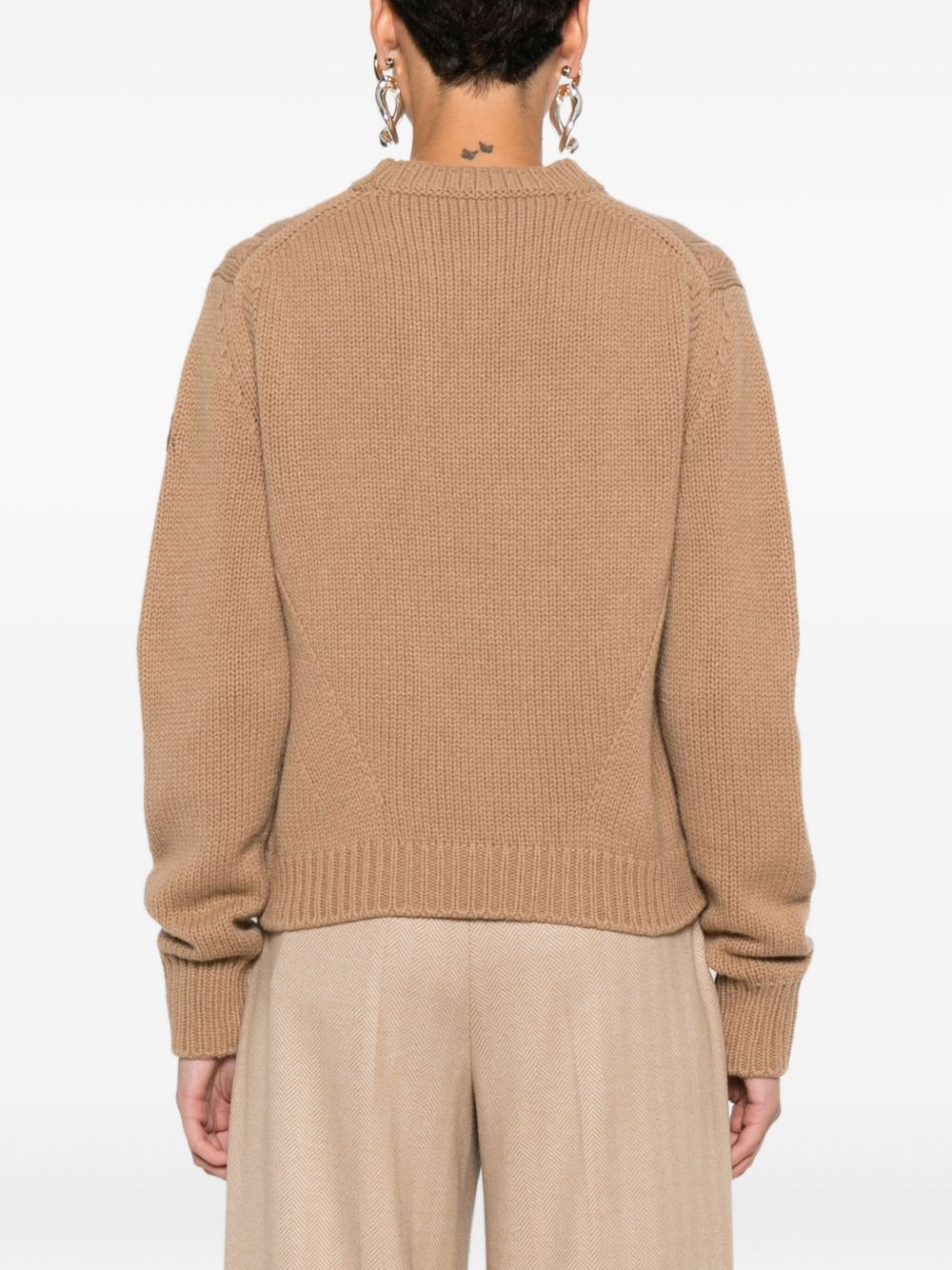 ribbed-knit jumper - 4