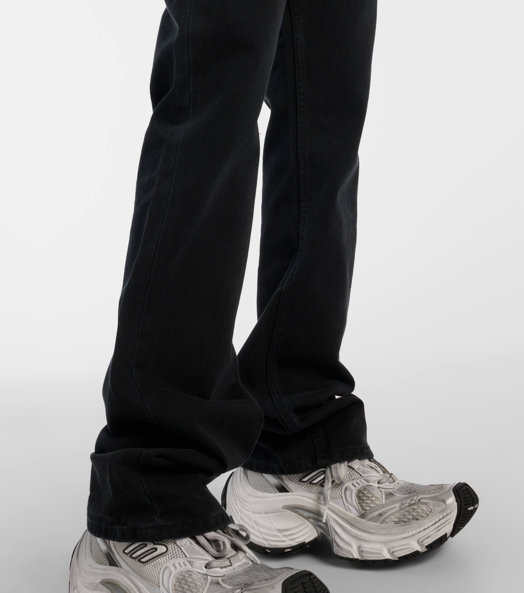 Mid-rise straight jeans - 5