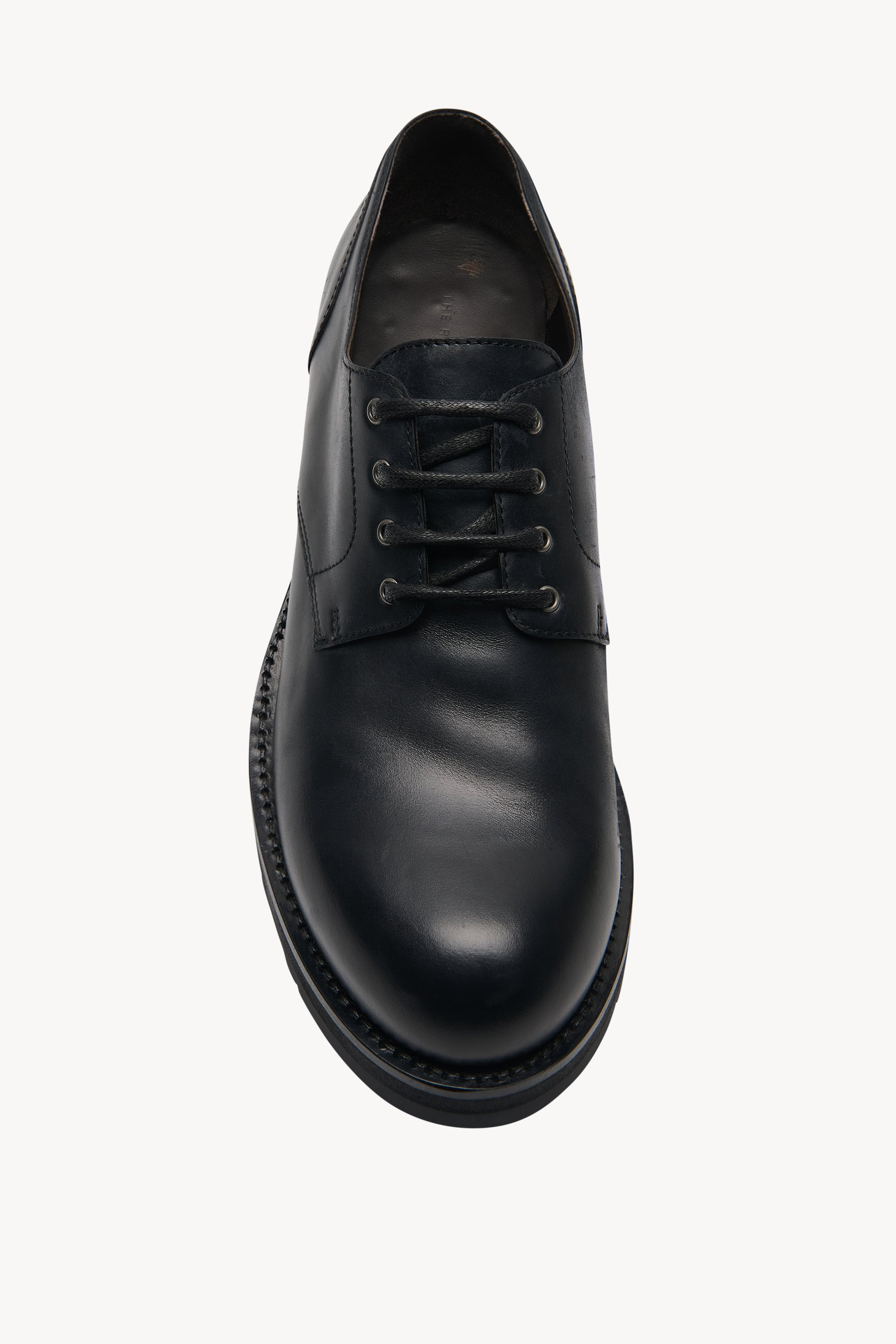 Derby Lug Sole Shoe in Leather - 3
