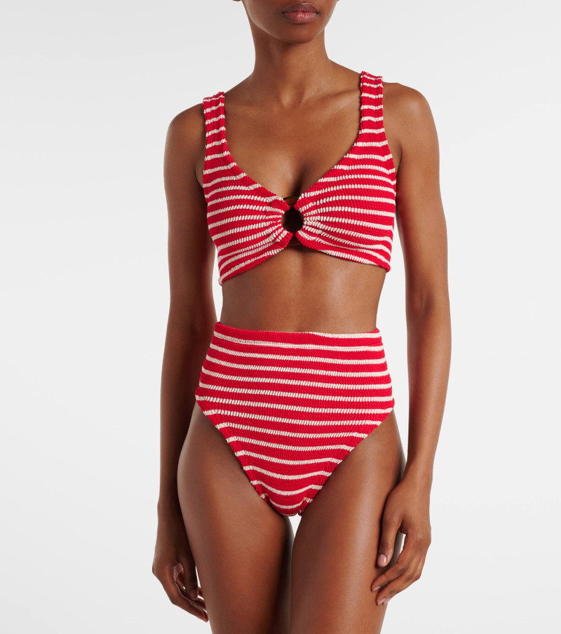 Hunza G Nadine striped bikini outlook