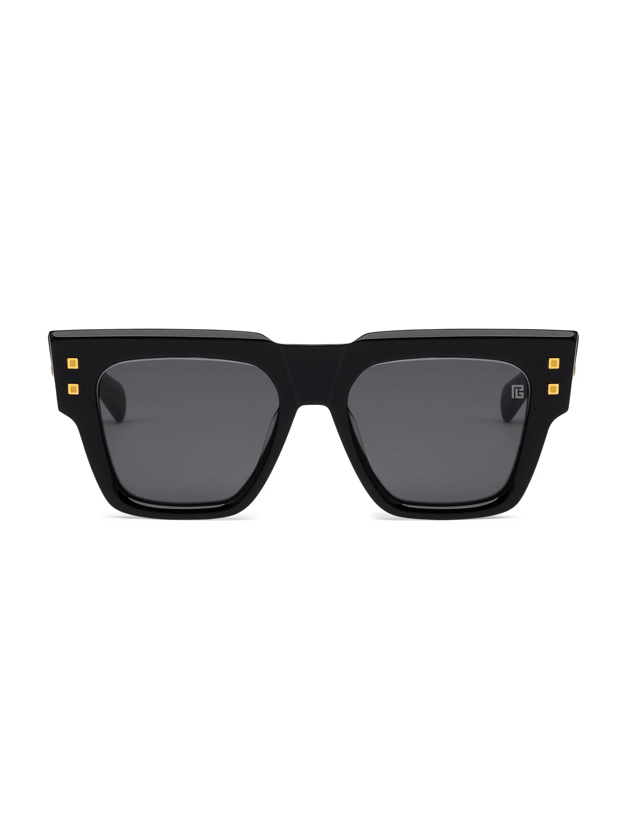 Women's B-Army 52MM Geometric Sunglasses - Black Gold Black - 1