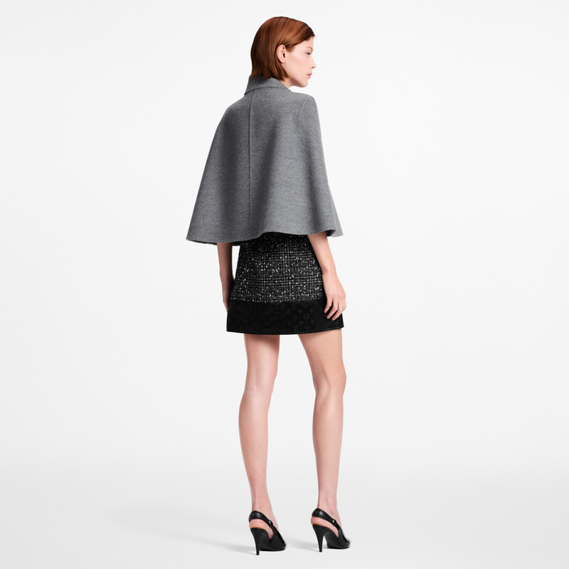 Asymmetrical Collar Cape 3