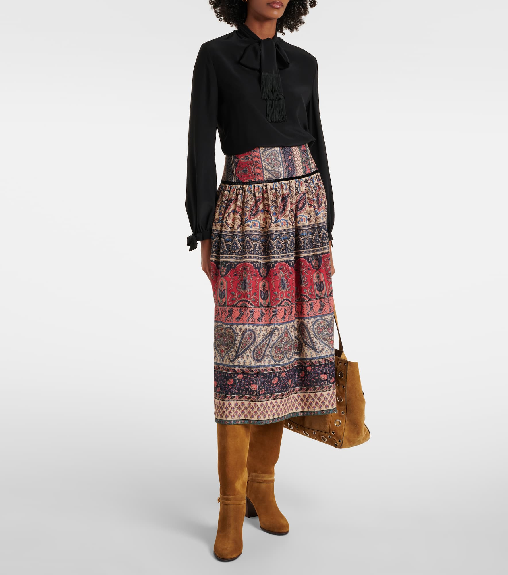 Pattie 75 suede boots - 3
