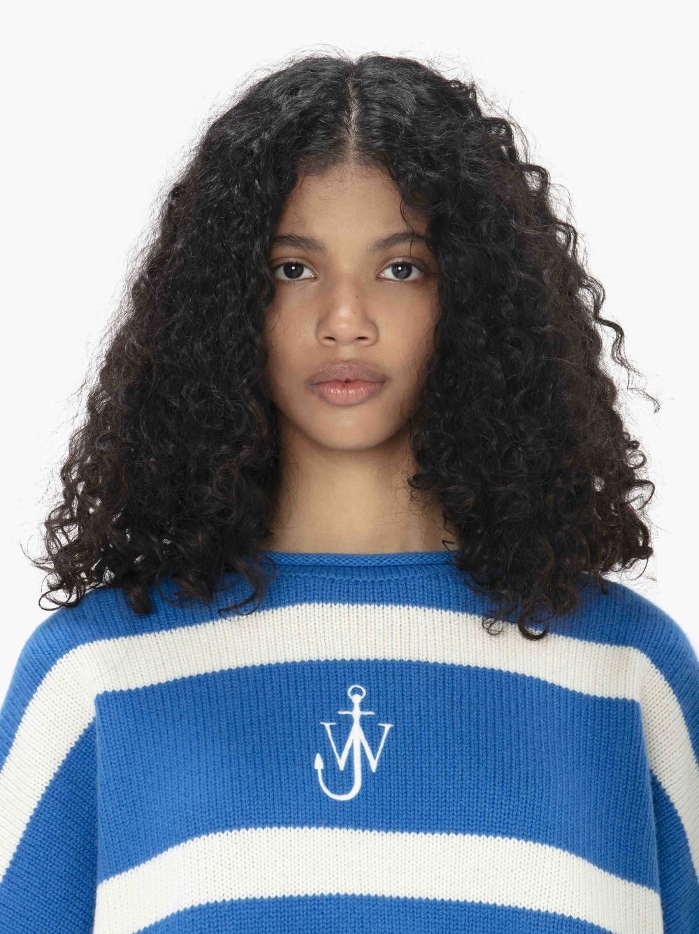 CROPPED JUMPER WITH ANCHOR LOGO EMBROIDERY - 5