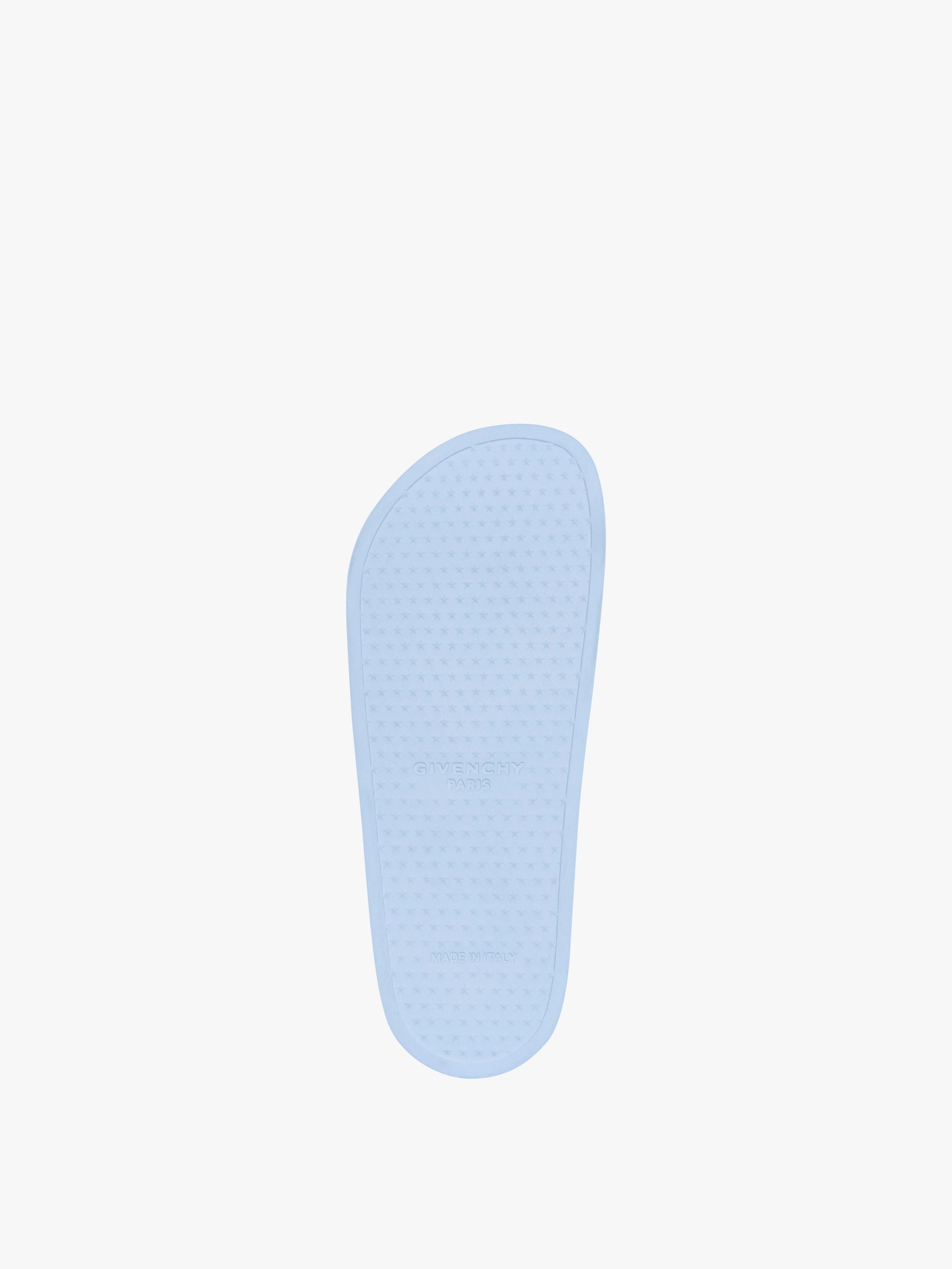 SLIDE SANDALS IN RUBBER - 5