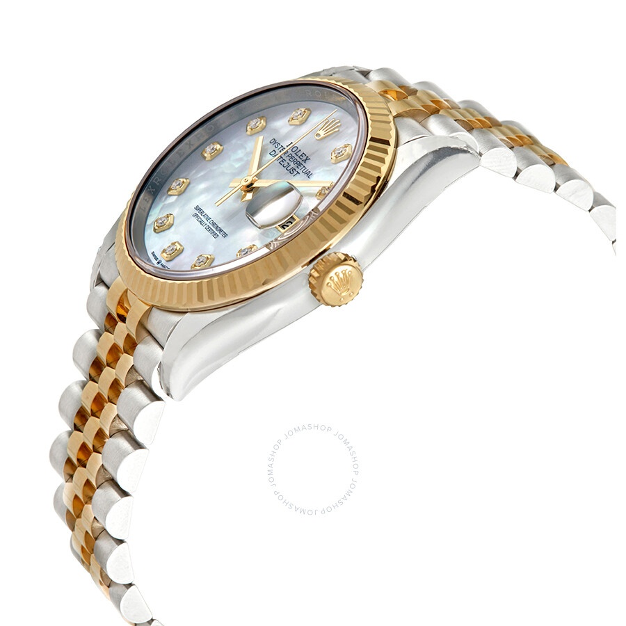 Rolex Datejust 36 Mother of Pearl Diamond Dial Men's Watch 126233MDJ - 2