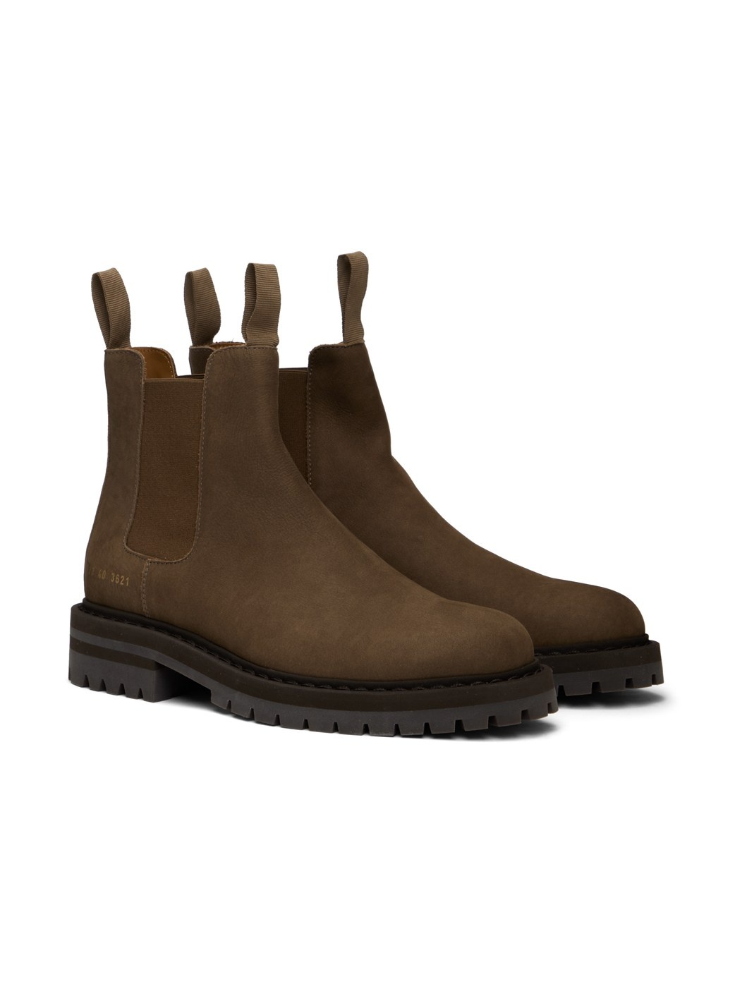 Brown Suede Chelsea Boots - 4
