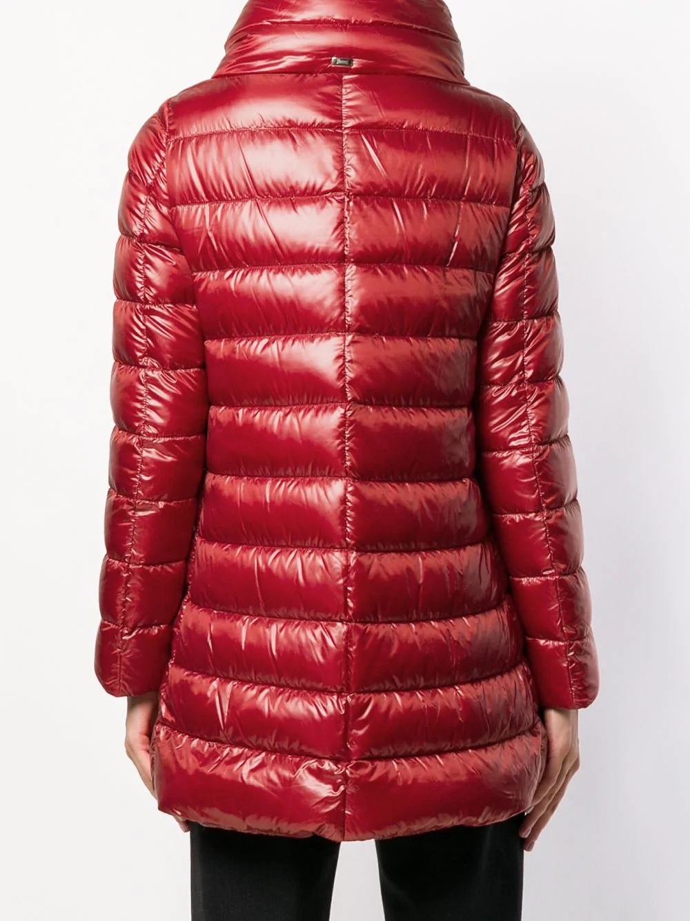 straight-fit padded coat - 4