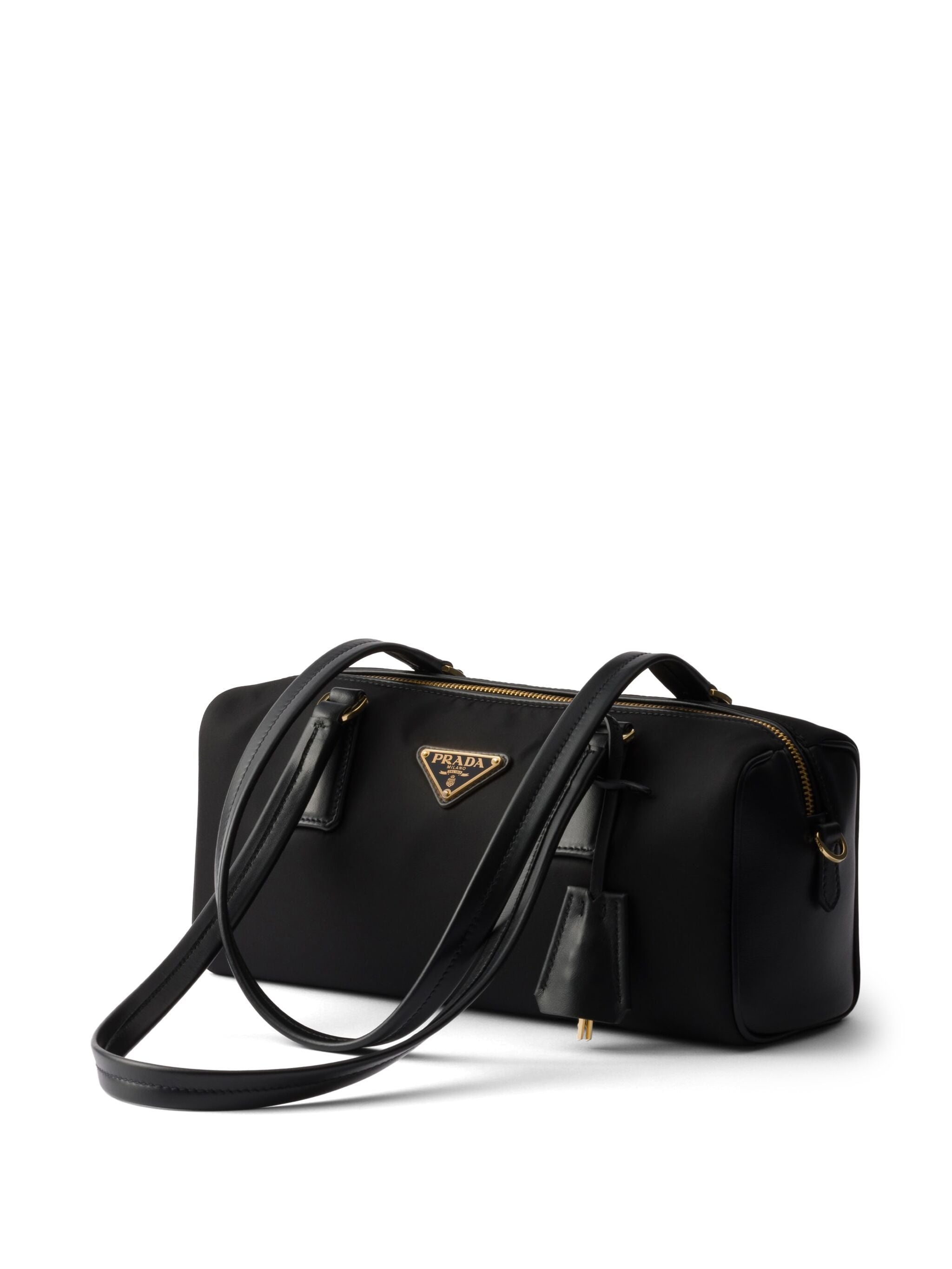 Medium Re-nylon And Leather Tote Bag - 3