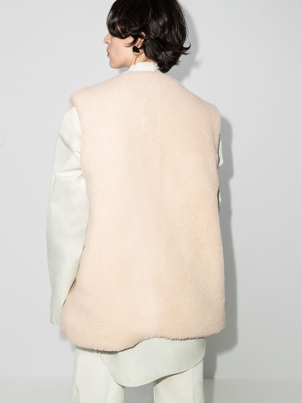 Nowell shearling gilet - 3