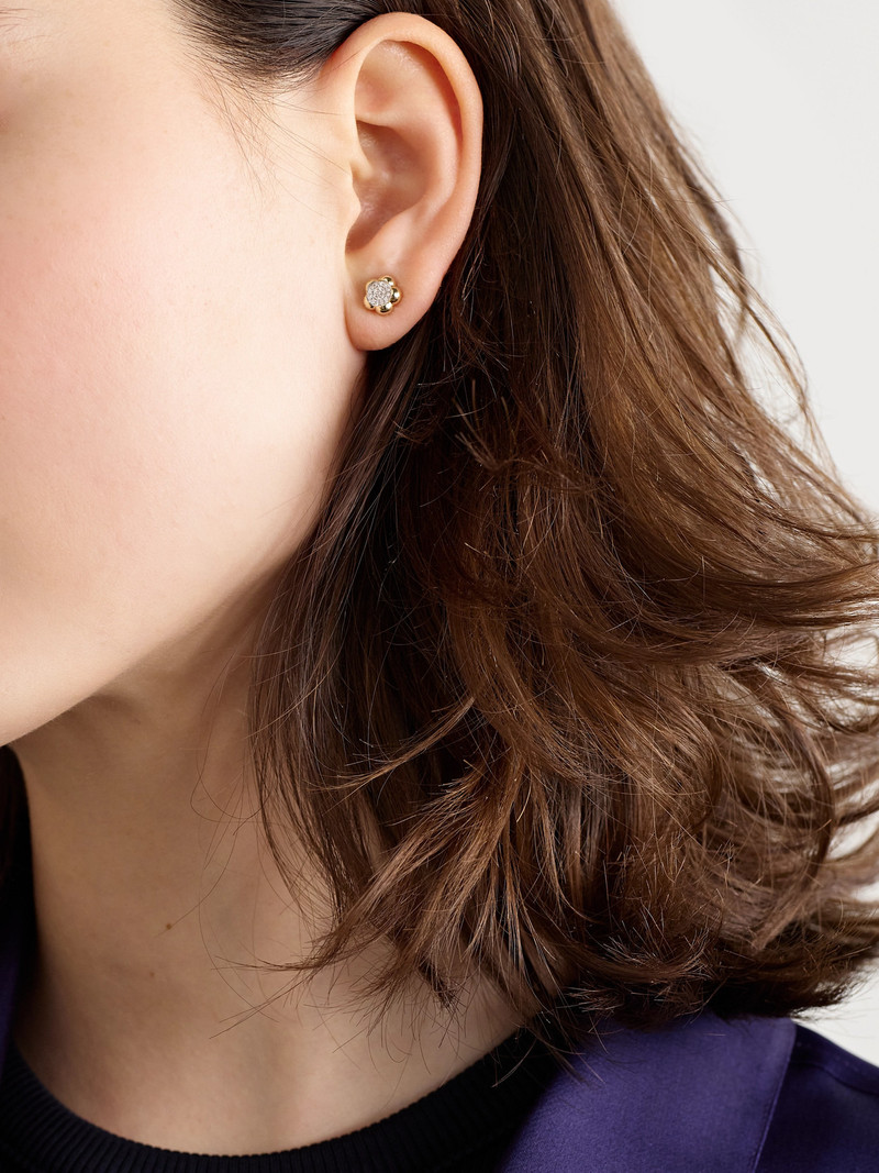 STONE AND STRAND Crosby 10-karat Gold Diamond Earrings outlook