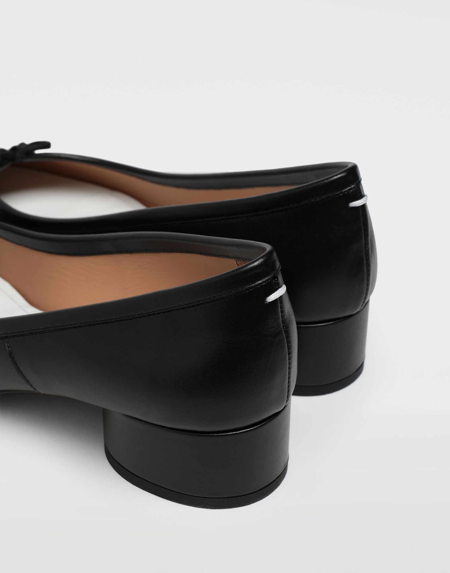 Tabi leather ballerina pumps - 5