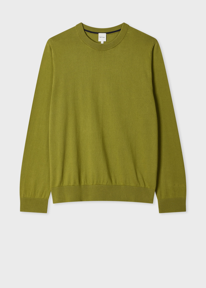 Green Organic Cotton Knitted Sweater 1